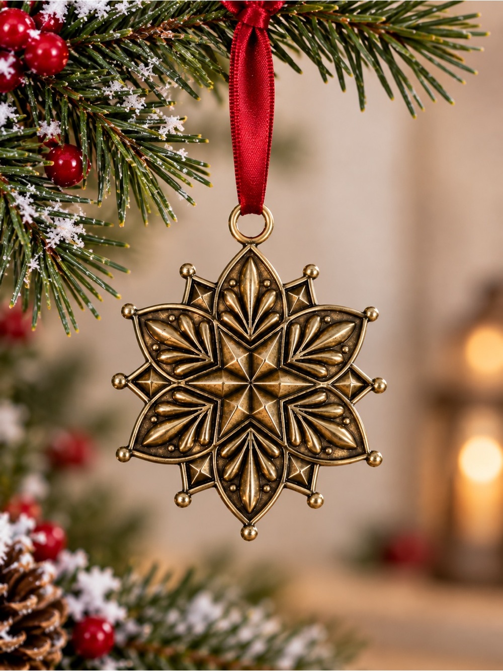 Snowflake Holiday Decorations From Hallmark Tree-Trimmer Christmas Ornament